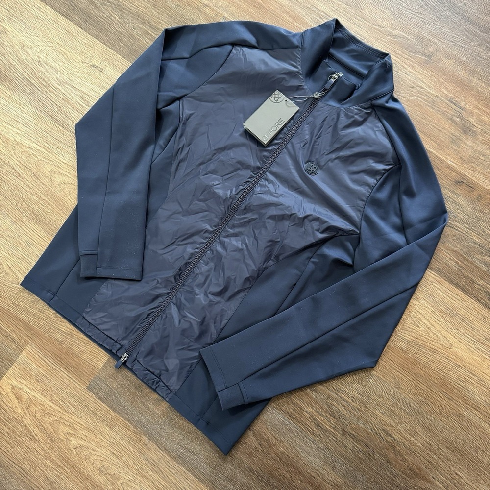 NWT G/FORE Stretch Tech Interlock Performer Golf Jacket Men's Sz M Blue G4‎